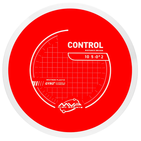 MVP Disc Sports Neutron Control - White Rim / 10 | 5 | -0.5 | 2