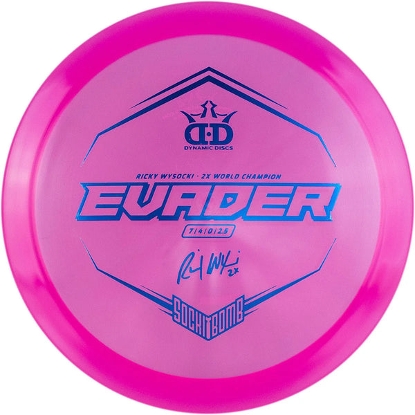 Dynamic Discs Lucid Ice Evader – Ricky Wysocki Sockibomb Stamp / 7 | 4 | 0 | 2,5