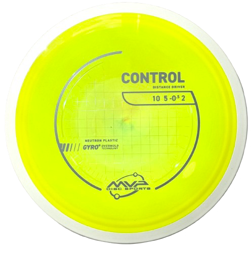 MVP Disc Sports Neutron Control - White Rim / 10 | 5 | -0.5 | 2