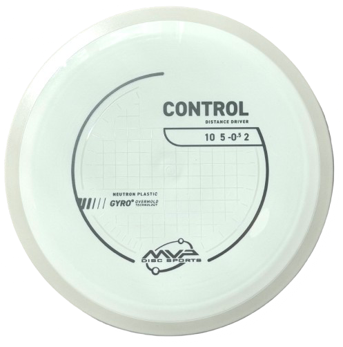 MVP Disc Sports Neutron Control - White Rim / 10 | 5 | -0.5 | 2